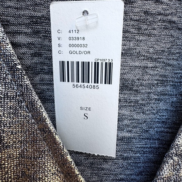 Anthropologie Sabrina Shimmer Tank Top NWT Size Small - Picture 2 of 4